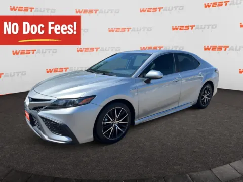 Silver 2021 Toyota Camry Hybrid SE for sale in West Valley City, UT