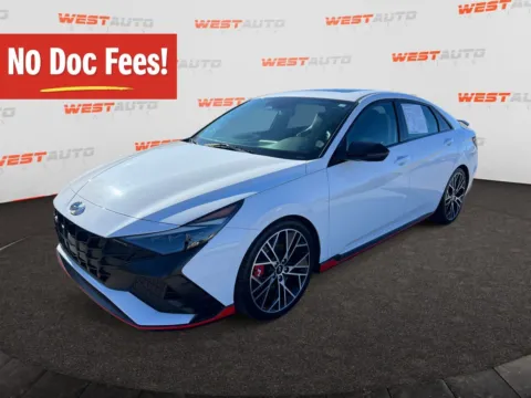 White 2023 Hyundai Elantra N for sale in West Valley City, UT