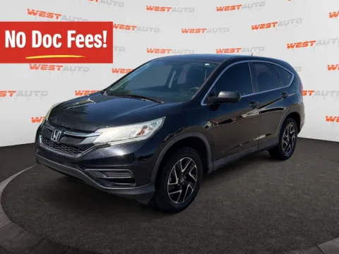 Black 2016 Honda CR-V SE for sale in West Valley City, UT