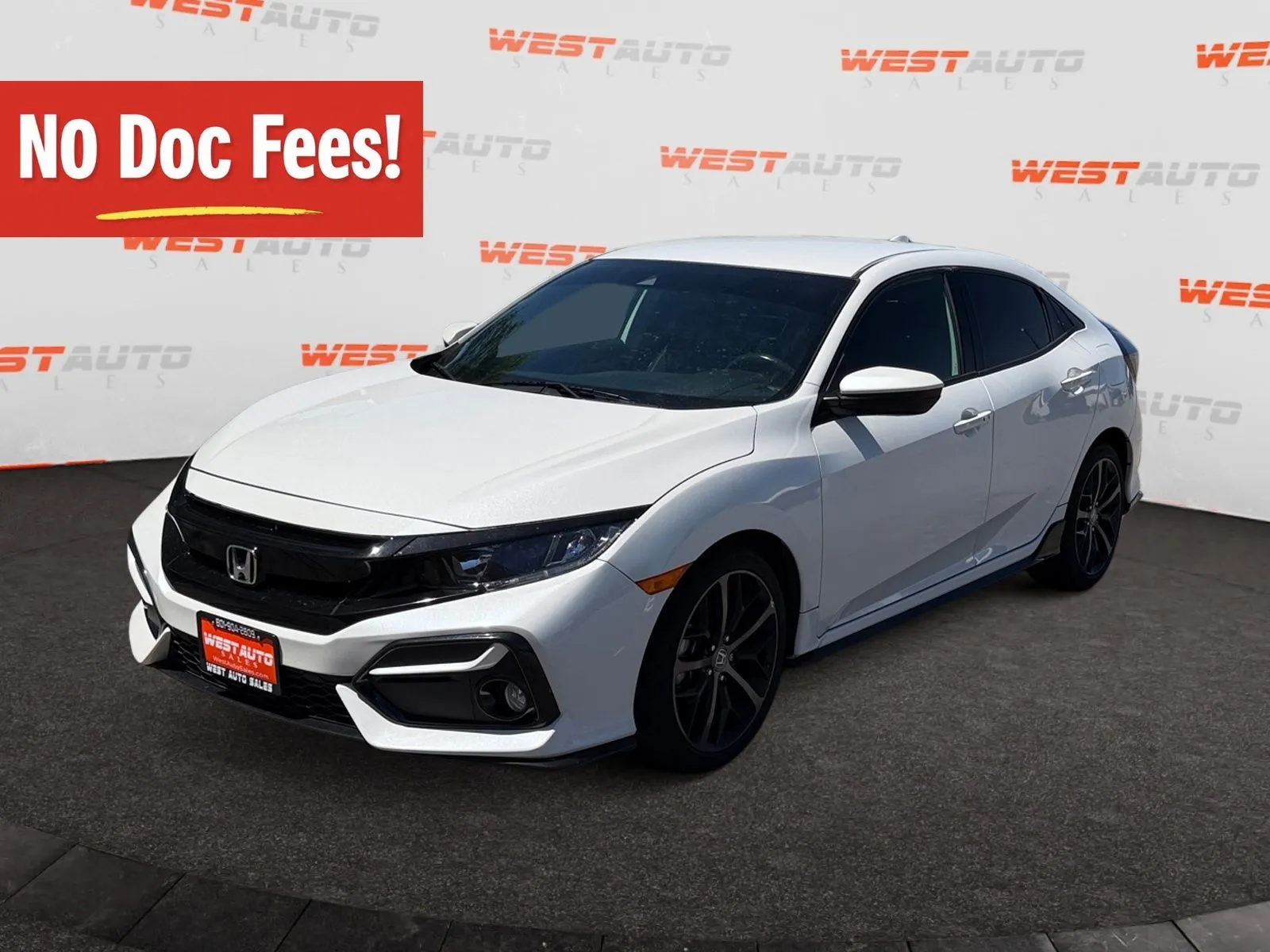 White 2021 Honda Civic Sport for sale in West Valley City, UT