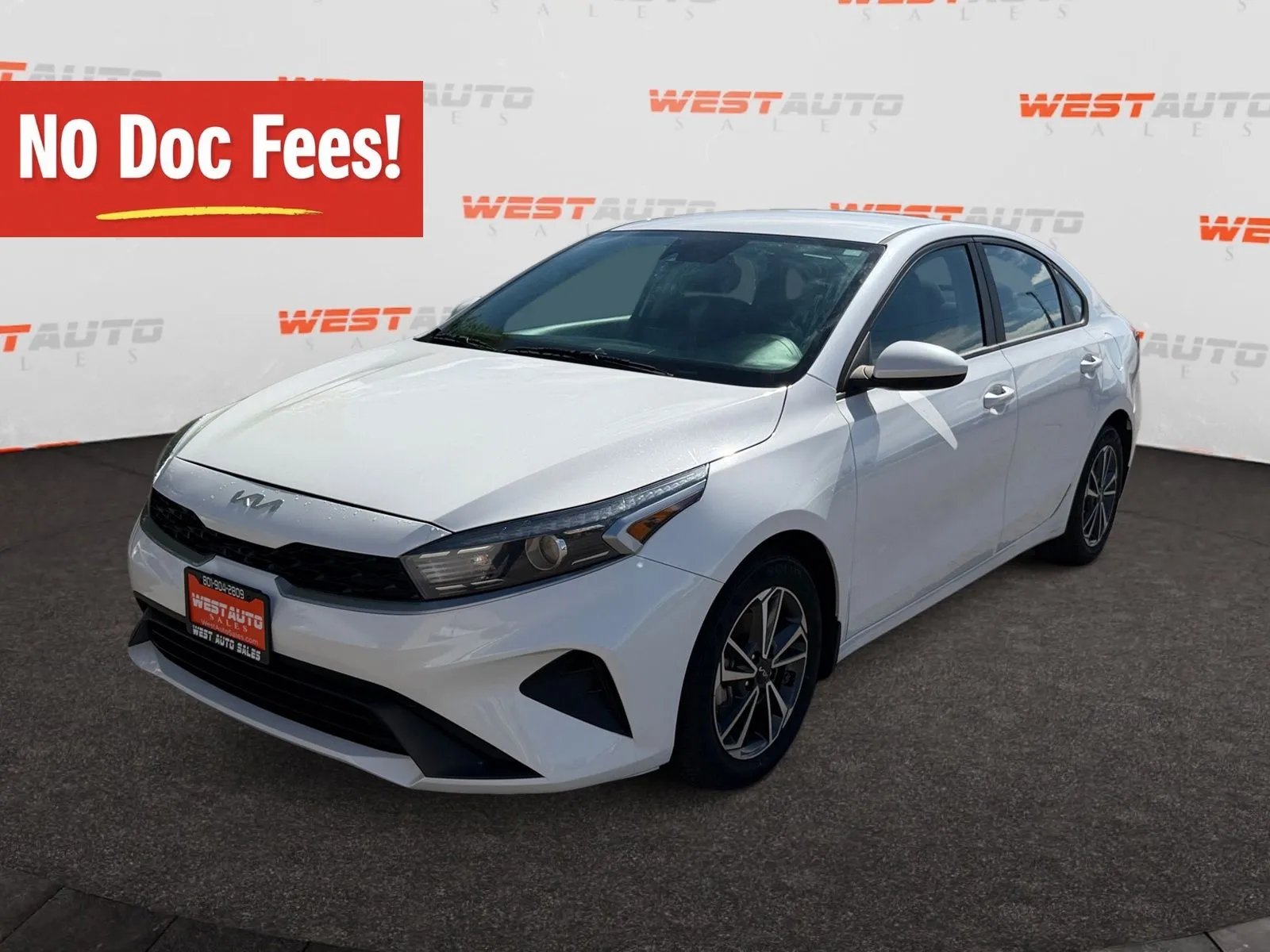 White 2023 Kia Forte LXS for sale in West Valley City, UT