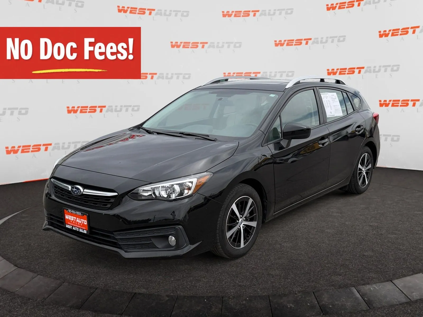 Black 2023 Subaru Impreza Premium for sale in West Valley City, UT