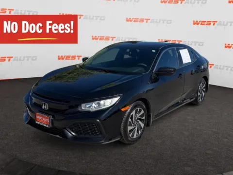 Black 2017 Honda Civic LX for sale in West Valley City, UT