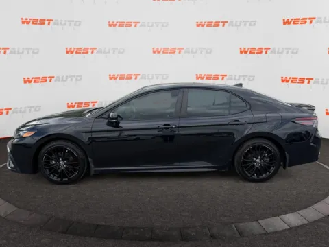 Photos of 2022 Toyota Camry Hybrid Nightshade for sale in West Valley City, UT at West Auto Sales - West Valley