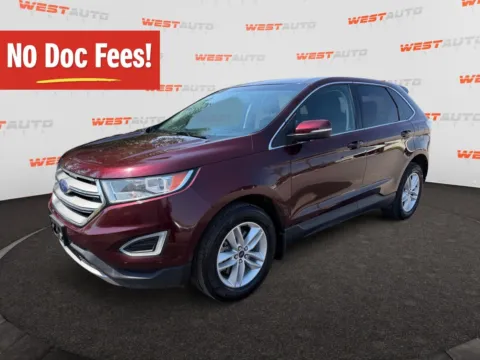Red 2017 Ford Edge SEL for sale in West Valley City, UT