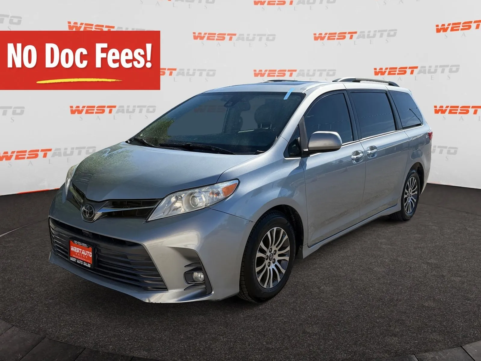 Silver 2020 Toyota Sienna XLE for sale in West Valley City, UT