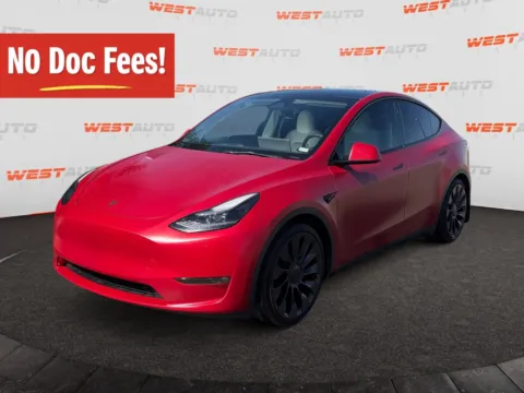 Red 2023 Tesla Model Y Performance for sale in West Valley City, UT