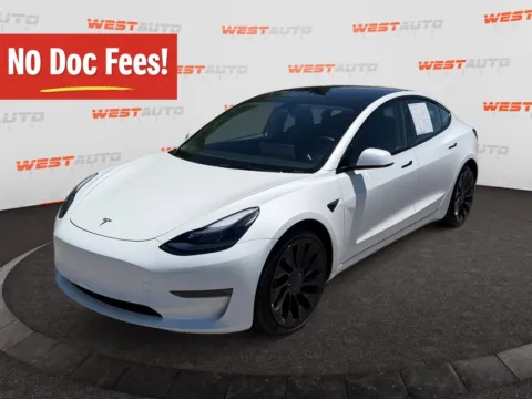 White 2022 Tesla Model 3 Performance for sale in West Valley City, UT
