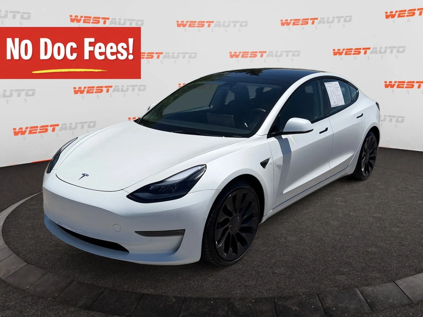 White 2022 Tesla Model 3 Performance for sale in West Valley City, UT