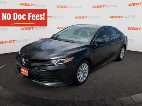 Black 2018 Toyota Camry LE for sale in West Valley City, UT