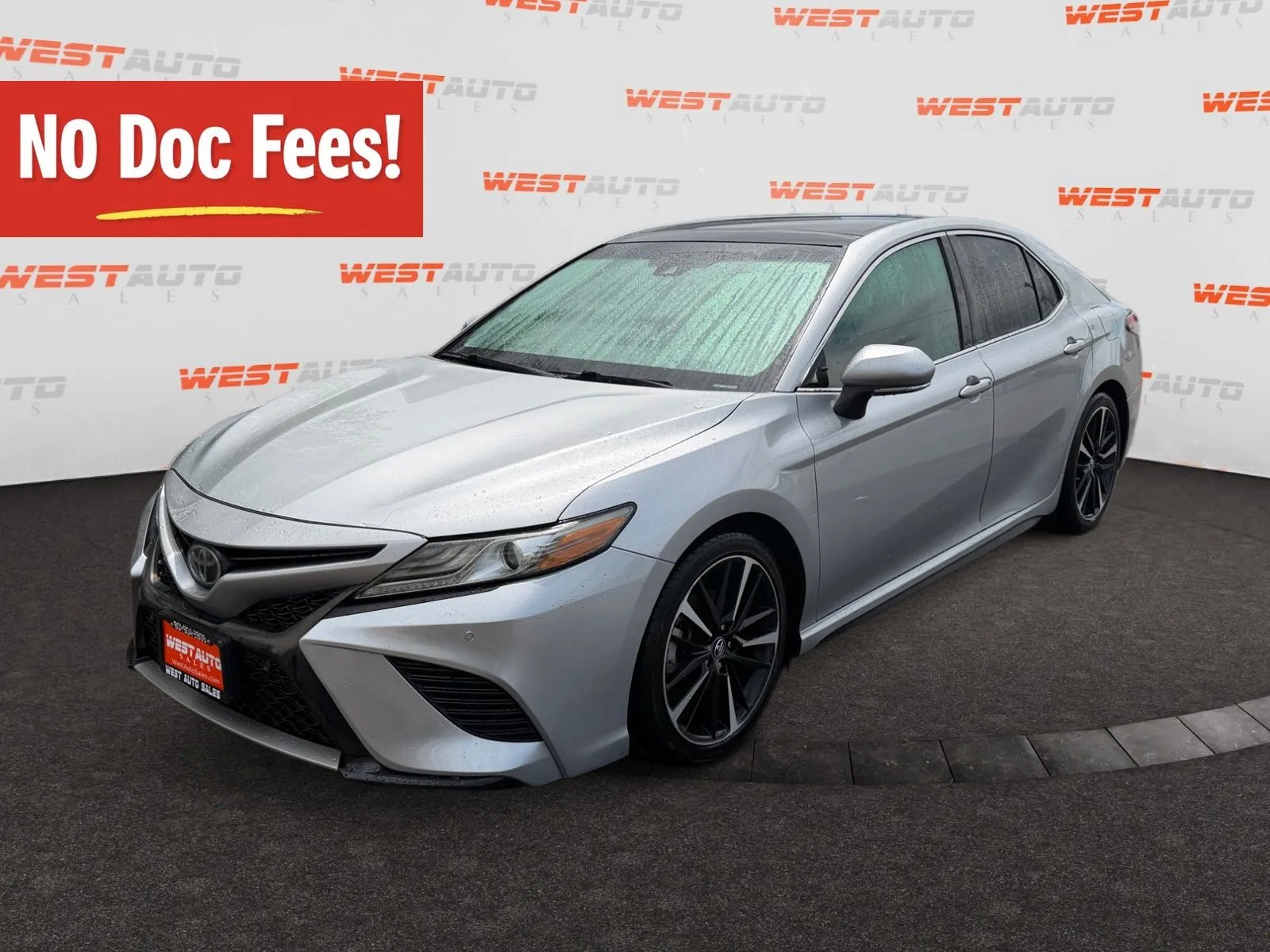 Silver 2018 Toyota Camry XSE V6 for sale in West Valley City, UT