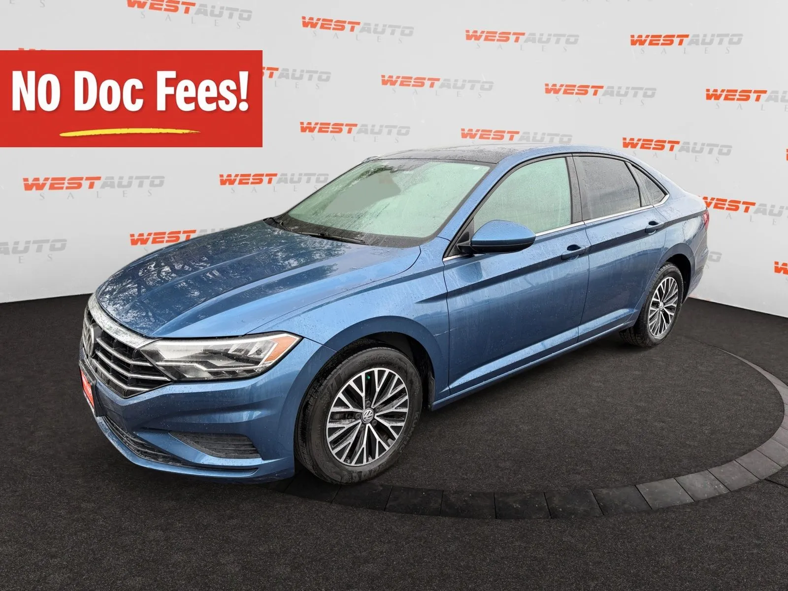 Blue 2019 Volkswagen Jetta 1.4T SE for sale in West Valley City, UT