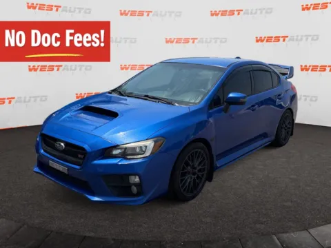Blue 2017 Subaru WRX STi for sale in West Valley City, UT
