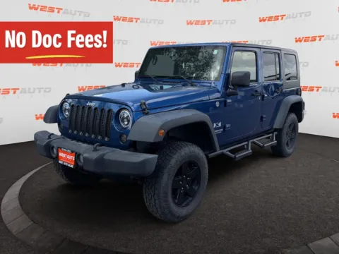 Blue 2009 Jeep Wrangler Unlimited X for sale in West Valley City, UT