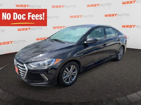 Black 2017 Hyundai Elantra Value Edition for sale in West Valley City, UT