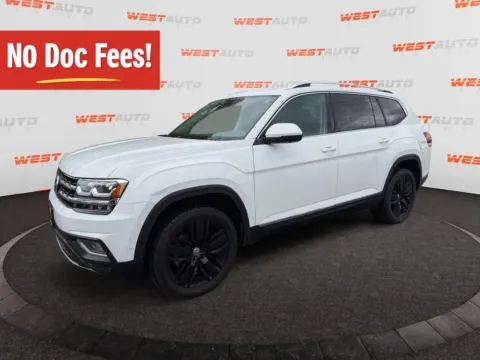 White 2019 Volkswagen Atlas SEL Premium for sale in West Valley City, UT