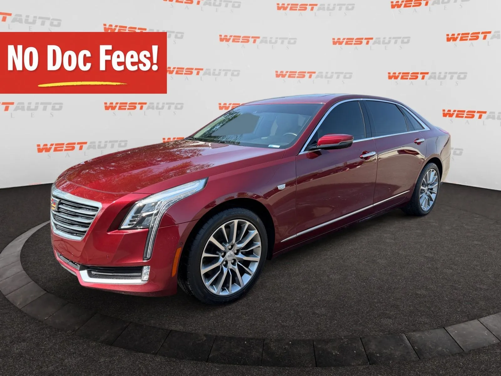 Red 2016 Cadillac CT6 3.6L Luxury for sale in West Valley City, UT