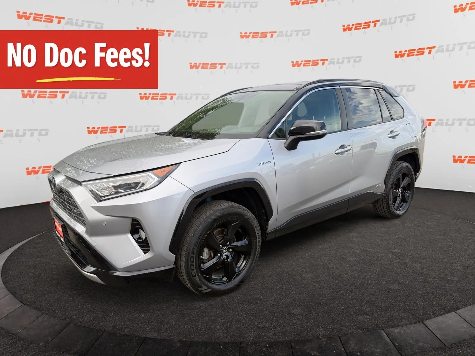 Silver 2019 Toyota RAV4 Hybrid XSE for sale in West Valley City, UT