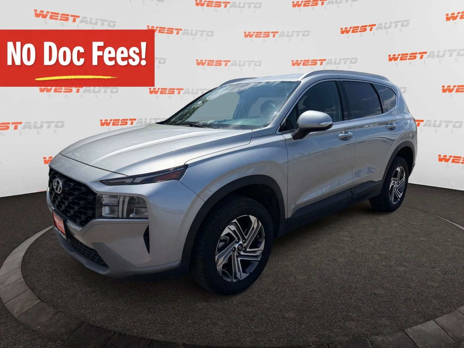 Silver 2023 Hyundai Santa Fe SEL for sale in West Valley City, UT