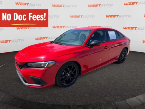 Red 2024 Honda Civic Sport for sale in West Valley City, UT