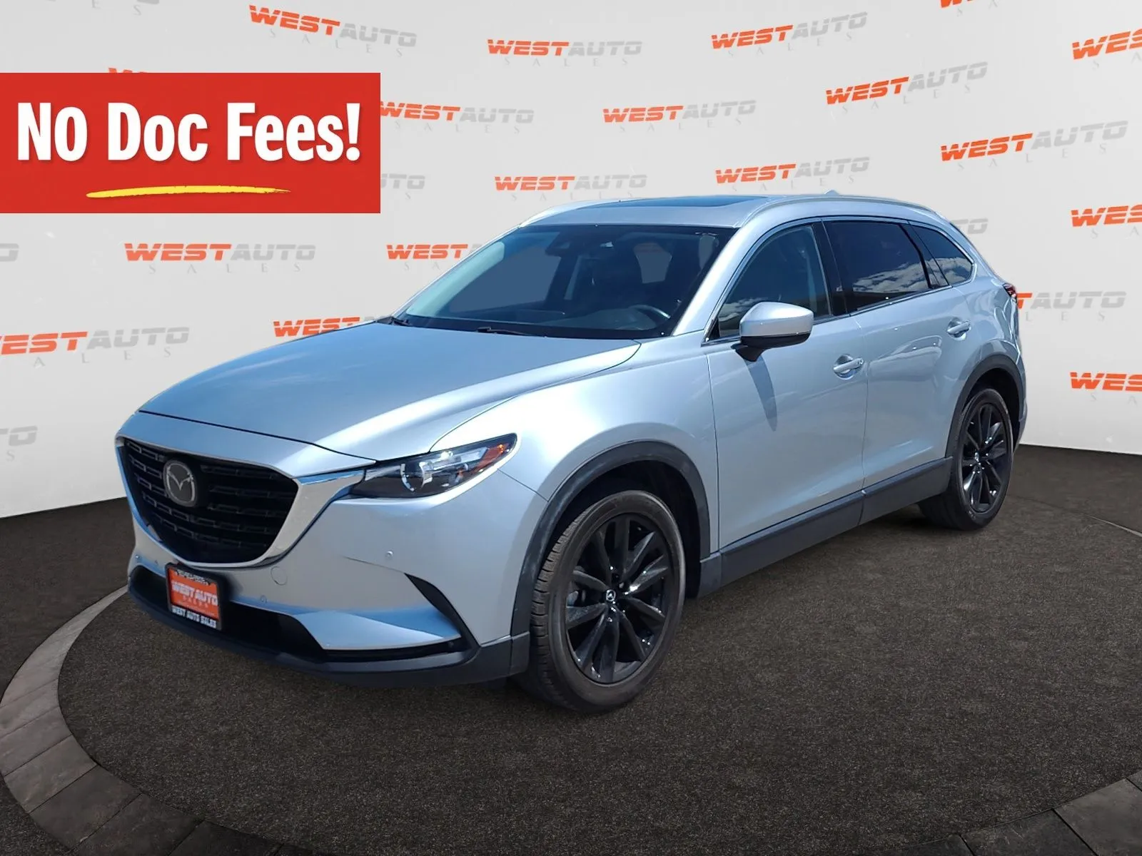 Silver 2022 Mazda CX-9 Touring Plus for sale in West Valley City, UT