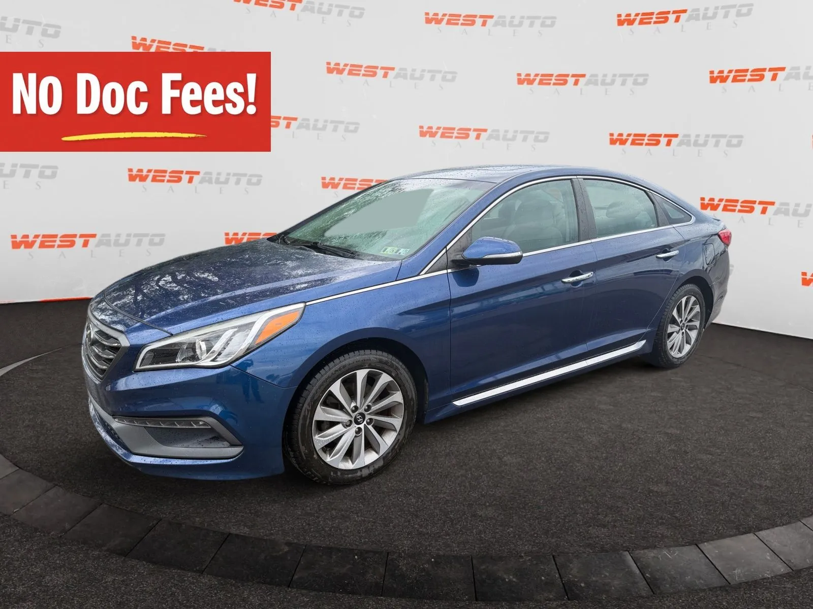 Blue 2017 Hyundai Sonata Sport for sale in West Valley City, UT