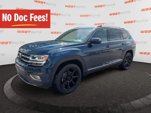 Blue 2018 Volkswagen Atlas SEL Premium for sale in West Valley City, UT