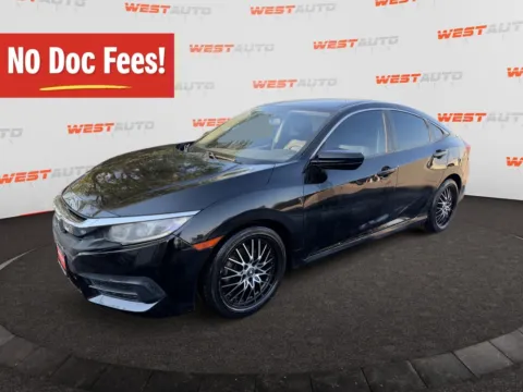 Black 2016 Honda Civic LX for sale in West Valley City, UT