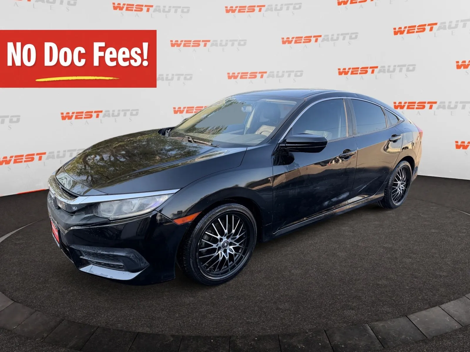 Black 2016 Honda Civic LX for sale in West Valley City, UT