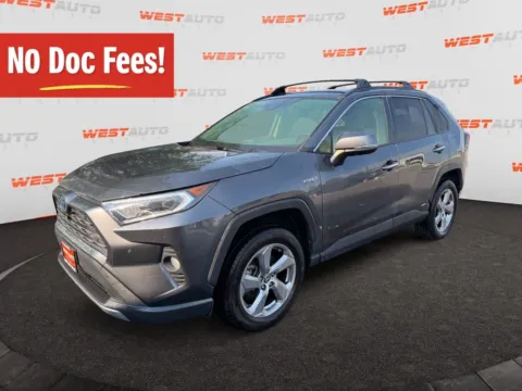 Gray 2021 Toyota RAV4 Hybrid Limited for sale in West Valley City, UT