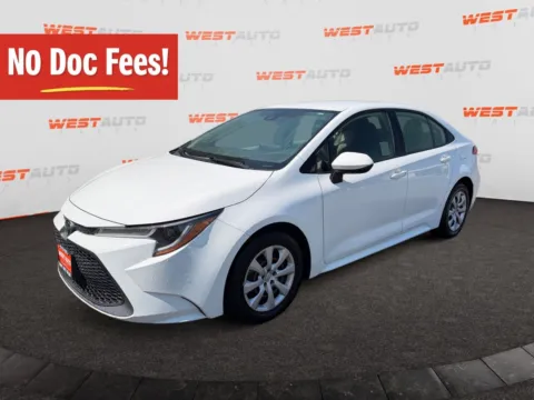 White 2020 Toyota Corolla LE for sale in West Valley City, UT