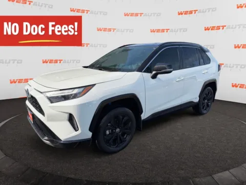 Black 2022 Toyota RAV4 Hybrid XSE for sale in West Valley City, UT