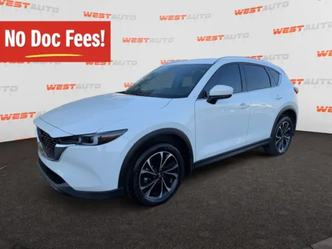 White 2022 Mazda CX-5 2.5 S Premium Package for sale in West Valley City, UT