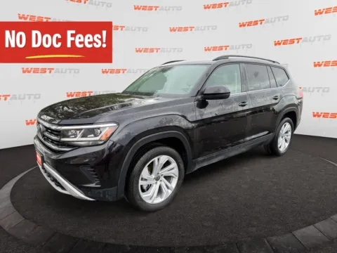 Black 2022 Volkswagen Atlas 3.6L V6 SE w/Technology for sale in West Valley City, UT