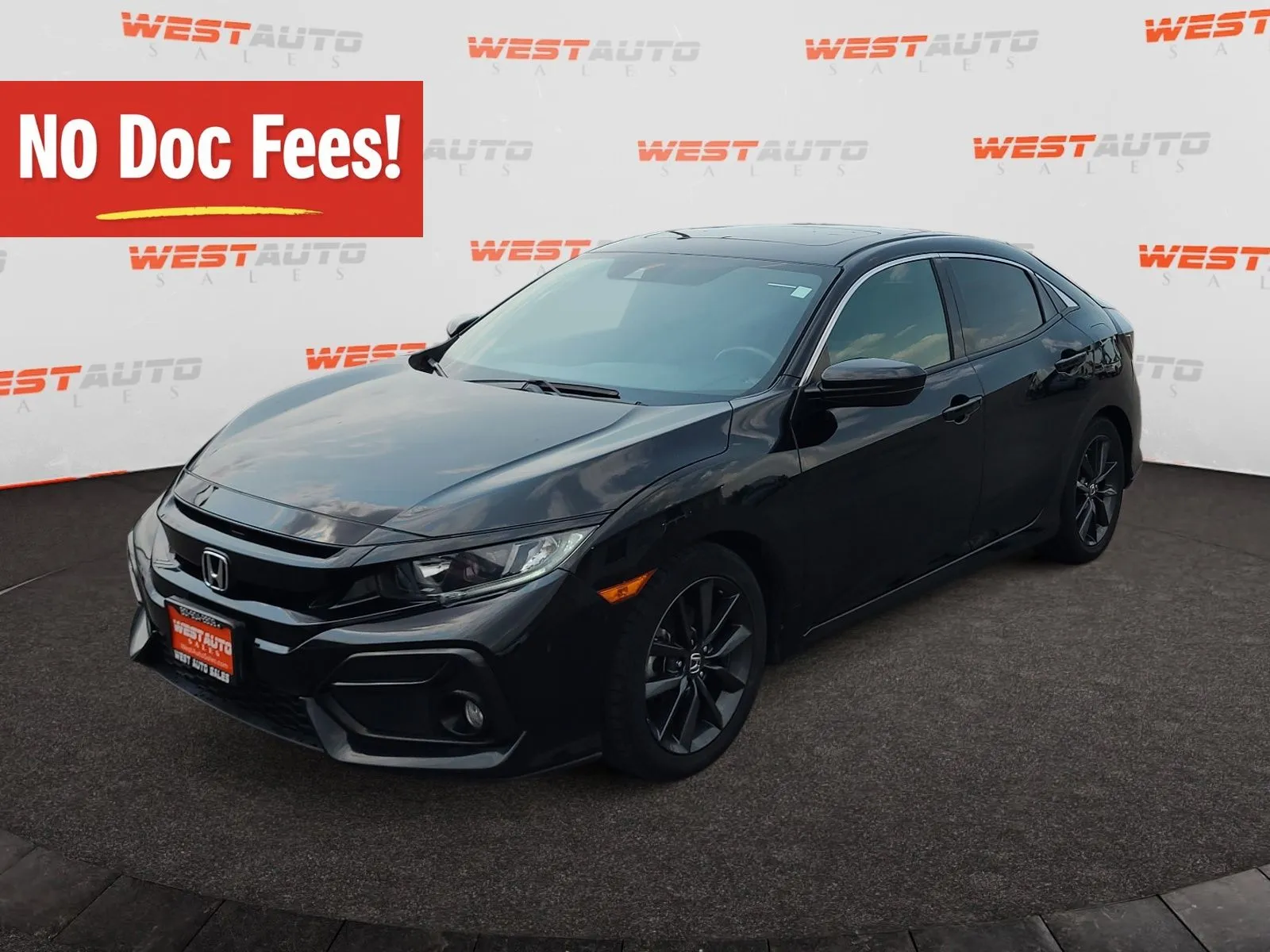 Black 2021 Honda Civic EX for sale in West Valley City, UT
