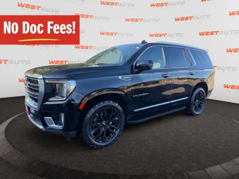 Black 2021 GMC Yukon SLT for sale in West Valley City, UT