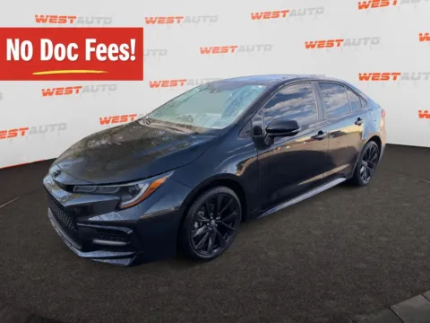 Black 2022 Toyota Corolla SE Nightshade for sale in West Valley City, UT