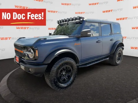Red 2022 Ford Bronco Wildtrak for sale in West Valley City, UT