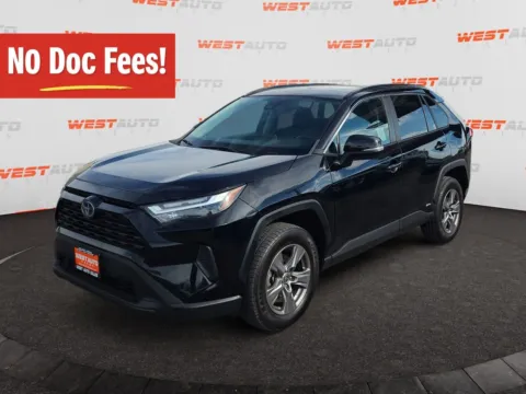 Black 2023 Toyota RAV4 Hybrid XLE for sale in West Valley City, UT