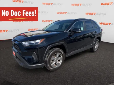 Black 2023 Toyota RAV4 Hybrid XLE for sale in West Valley City, UT