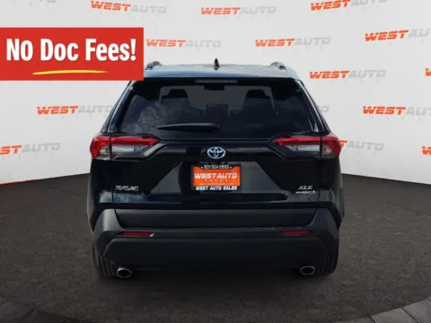 Black 2023 Toyota RAV4 Hybrid XLE for sale in West Valley City, UT