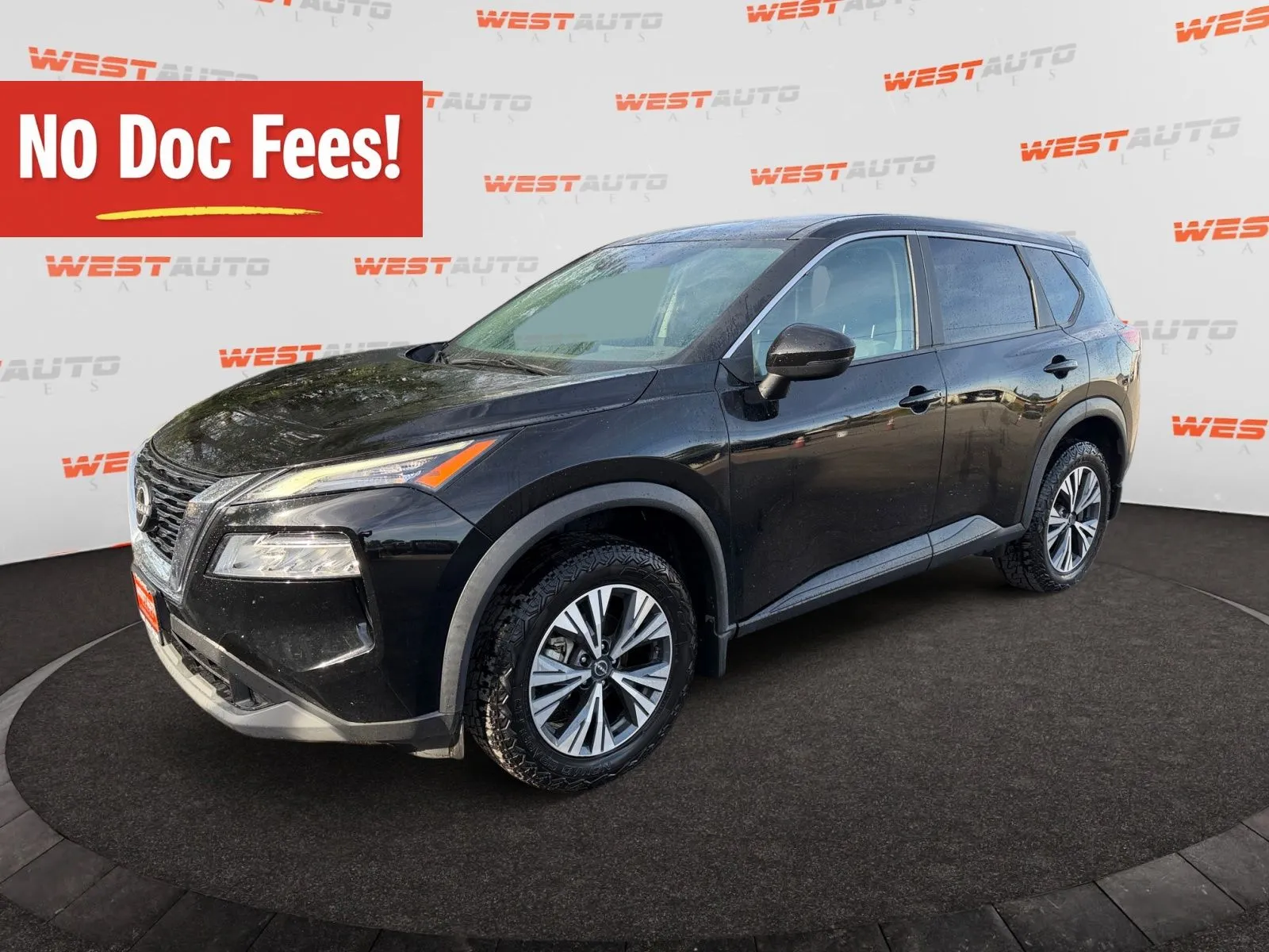 Black 2023 Nissan Rogue SV for sale in West Valley City, UT
