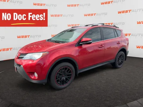 Red 2015 Toyota RAV4 Limited for sale in West Valley City, UT