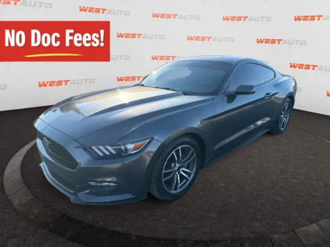 Gray 2015 Ford Mustang EcoBoost Premium for sale in West Valley City, UT