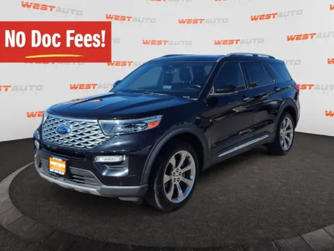 Black 2020 Ford Explorer Platinum for sale in West Valley City, UT