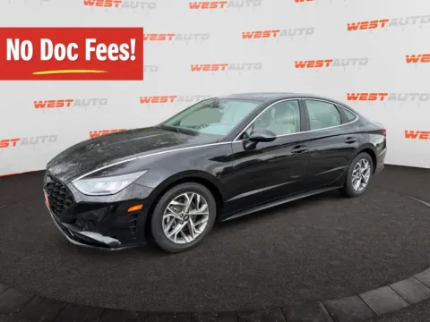 Black 2023 Hyundai Sonata SEL for sale in West Valley City, UT