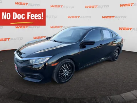 Black 2016 Honda Civic LX for sale in West Valley City, UT