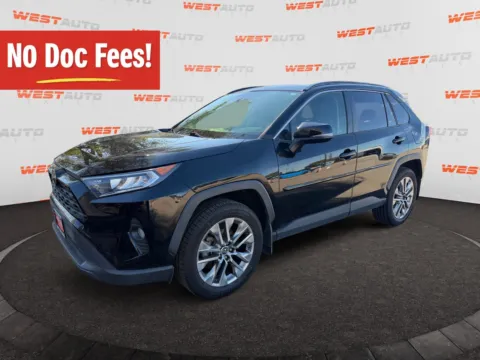 Black 2019 Toyota RAV4 XLE Premium for sale in West Valley City, UT