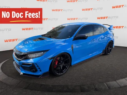 Blue 2021 Honda Civic Type R Touring for sale in West Valley City, UT