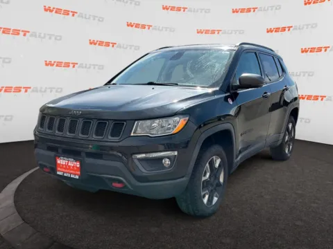 Black 2018 Jeep Compass Trailhawk for sale in West Valley City, UT
